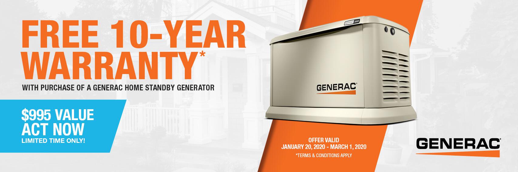 Homestandby Generator Deal | Warranty Offer | Generac Dealer | Abita Springs, LA